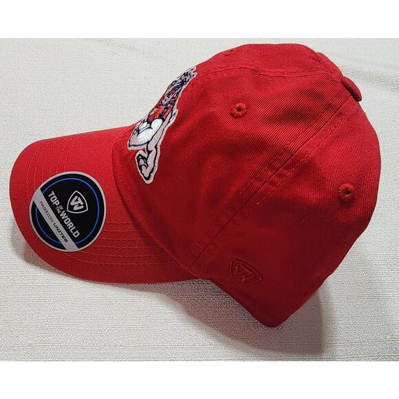 Fresno state bulldogs red hat adjustable strap - Picture 2 of 6
